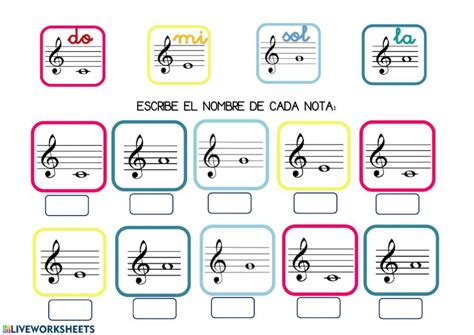 Notas Musicales Ficha Interactiva Y Descargable Puedes Hacer Los