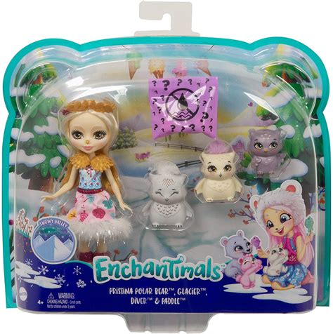 Enchantimals Snowy Walley 2020 winter themed dolls: Hoppin' Ski Chalet ...