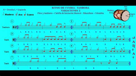 Ritmo De Cumbia Tambora Variaciones Youtube