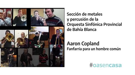 Fanfarria para un hombre común Aaron Copland YouTube