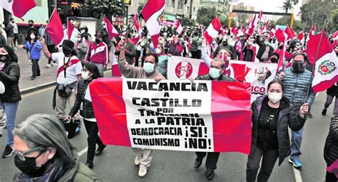 Protestas contra Pedro Castillo continúan POLITICA CORREO