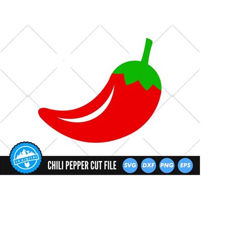 Chili Pepper Svg Files Red Pepper Svg Cut Files Hot Pepp Inspire Uplift