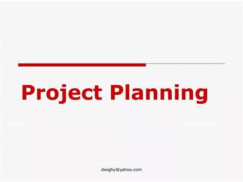 Ppt Project Planning Powerpoint Presentation Free Download Id3735248