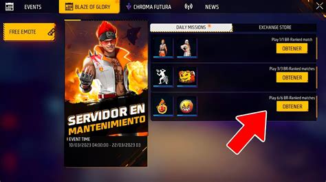 GARENA REGALA NUEVOS PREMIOS EVENTO ALVARO RENACIDO 2023 EN FREE FIRE