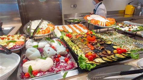 Buffet At Lunch K Msc Meraviglia In Market Place Youtube