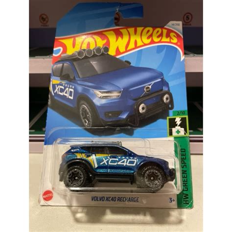 Hot Wheels Volvo XC40 Recharge Blue Shopee Malaysia