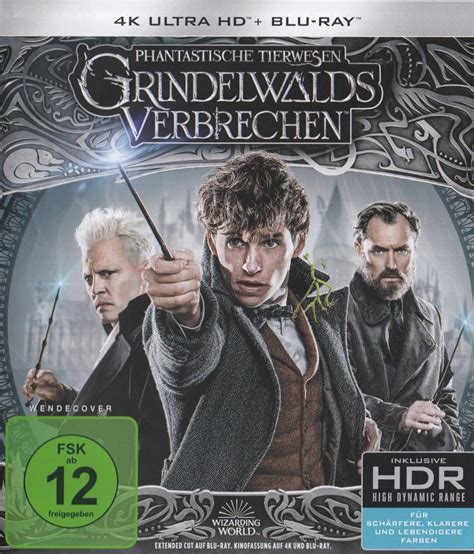 Phantastische Tierwesen 2 Grindelwalds Verbrechen DVD Blu Ray 4K