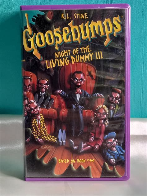 Vintage Goosebumps Night Of The Living Dummy Iii Vhs Tape Hobbies