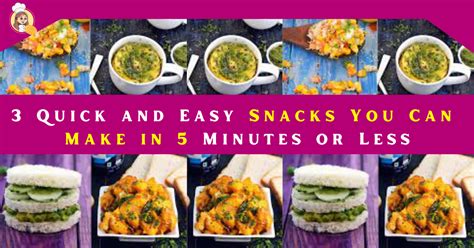 3 Quick And Easy Snacks You Can Make In 5 Minutes Or Less By Cookware Pk Medium