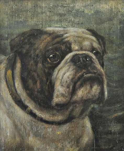 antique bulldog | Old dogs, Dog art, Bulldog