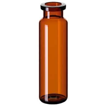 Cole Parmer Headspace Vial Amber Glass 20 Mm DIN Crimp Neck Round