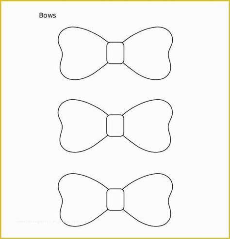 Template For Bow Tie