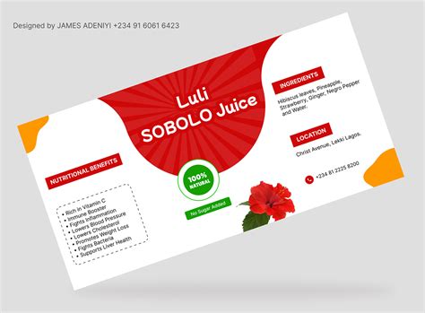 Bottle Label Design for LULI SOBOLO JUICE on Behance