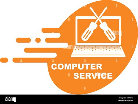 Computer Repair Service Logo