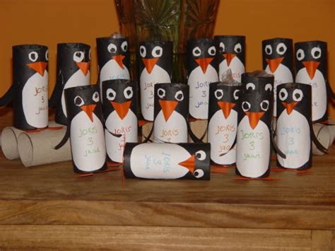 Knutselen Vliegende Pinguins Winterknutsels Pinguin Knutselen