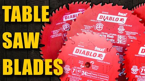 Choosing The Best Table Saw Blades Woodworking For Beginners Youtube