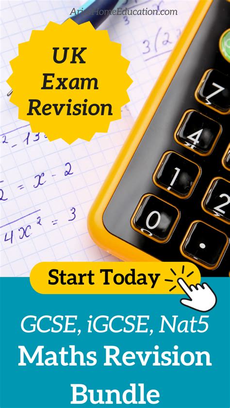 Maths Revision Bundle: iGCSE Maths, Nat5, & GCSE - Arise Home Education