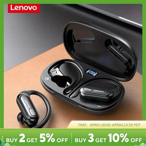 Couteurs Sans Fil Lenovo XT60 Sports Avec Microphones Bouton De