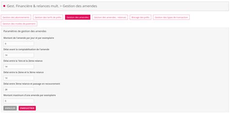 Gestion Des Amendes Guide En Ligne Pmb