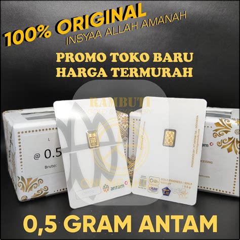 Jual Lm Antam Gram Certieye Logam Mulia Terbaru Emas