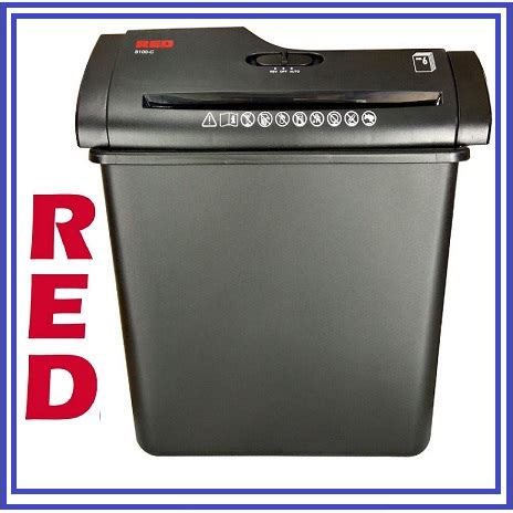 Paper Shredder Strip Cut Type PAPER SHREDDER S100 C RED Shredding