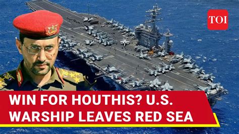 Houthi Rebels Claim Attack on U.S. Aircraft Carrier in Red Sea | TOI ...