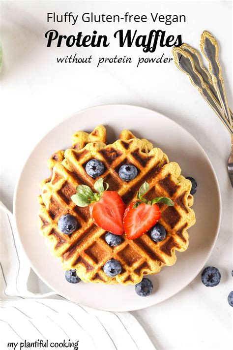 Vegan High Protein Chickpea Waffles Gluten Free Recipe In 2021