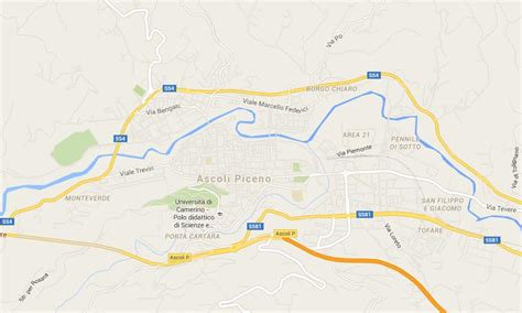 Map of Ascoli Piceno