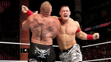 John Cena Thrown Down Brock Lesnar - WWE Superstars - Wrestling Media