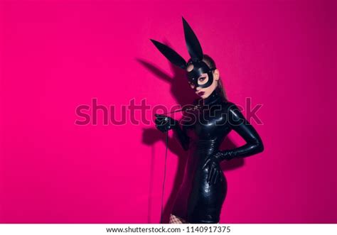 Beautiful Dominant Brunette Vamp Mistress Bdsm Stock Photo 1140917375