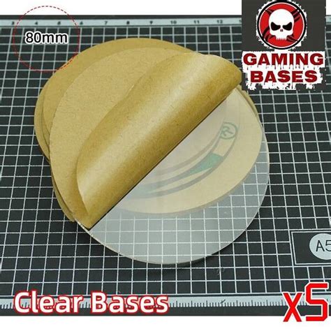 30mm Plastic Lipped Bases Table Games Model Bases 30mm Lipped Round