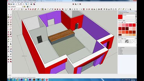 Diseño de Espacio Discoteca plano sketchup YouTube