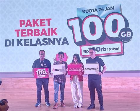 Smartfren Luncurkan Paket Internet 100 GB Rp100 Ribu Untuk Indonesia