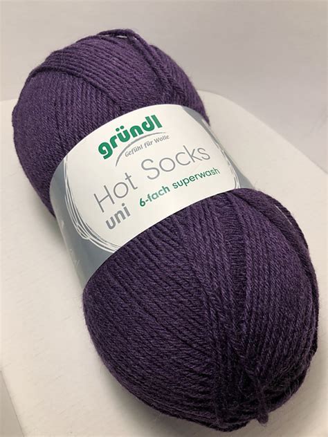 Ravelry Gründl Wolle Hot Socks Uni fach SW