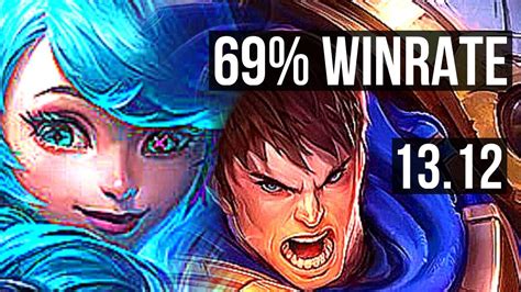 GWEN Vs GAREN TOP 69 Winrate 7 Solo Kills KR Master 13 12