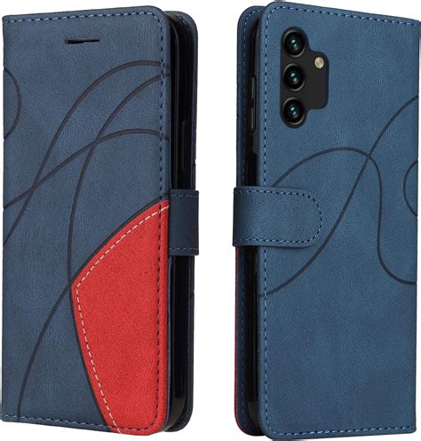 Samsung A13 4G 5G Case Samsung A04S Case Geometric Shockproof Wallet