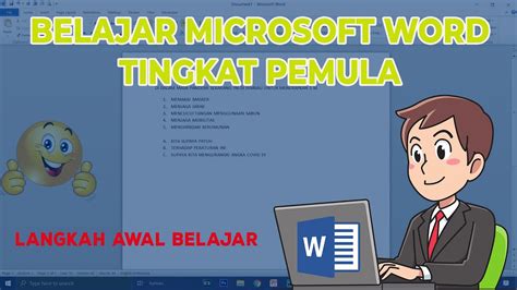 10 Panduan Mudah Belajar Microsoft Word Bagi Pemula Youtube