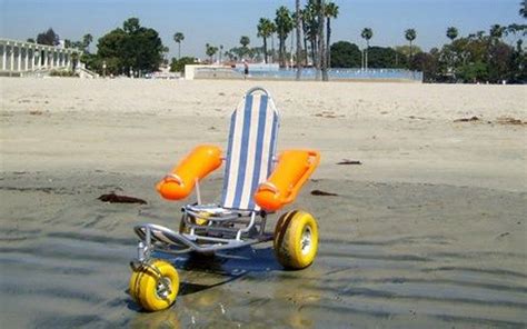 With Built In Flotation Devices The Mobi Chair Beach Wheelchair