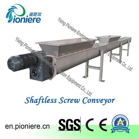 Shaftless Screw Conveyor For Oily Sludge Carrying China Shaftless