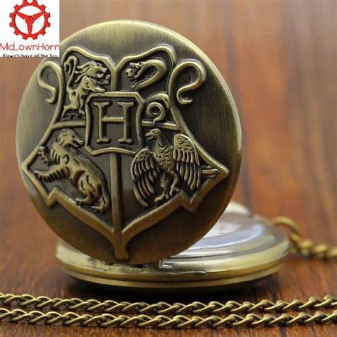 Harry Potter Pocket Watch , Hogwarts Crest, Hayy Potter Necklace , Harry Potter Jewelry ,Harry ...