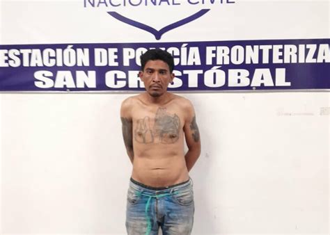 Capturan A Pandillero Que Huyó Hacia Guatemala Diario La Página