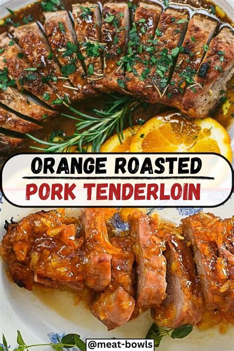 Rosemary Orange Glazed Roasted Pork Loin Oh Sweet Basil Recipe In