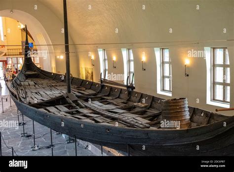 Oslo Ostlandet Norway 20190831 Oseberg Ship Excavated From Ship