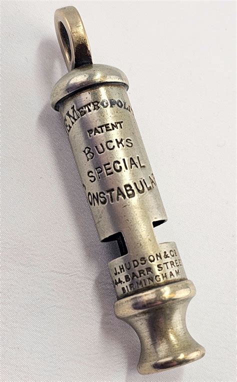 Bucks Special Constabulary Police Whistle Time Militaria