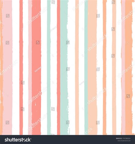 Hand Drawn Striped Pattern Delicate Nude Stock Vector Royalty Free Shutterstock