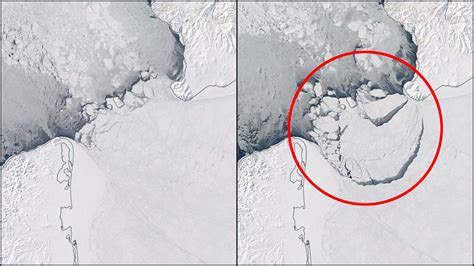 A Giant Sheet Of Ice Broke Off In The Arctic Ocean Business Insider