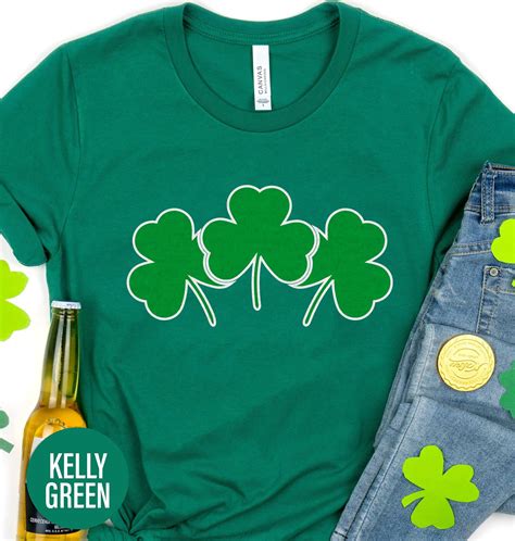 Get Ready For St Patricks Day With Our Lucky Clovers T Shirt This