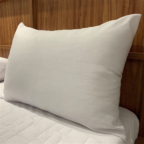 Travesseiro De Hotel - Travesseiro De Hotel Siliconado Suporte Alto 50x70cm Lufamar Branco ...