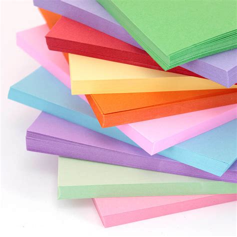 Printable Office Color Paper Ream 100 250 500 Sheets Cheap Mixed Colors