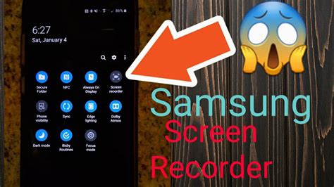 How To Record Screen On Samsung Galaxy S10 Screen Recorder YouTube